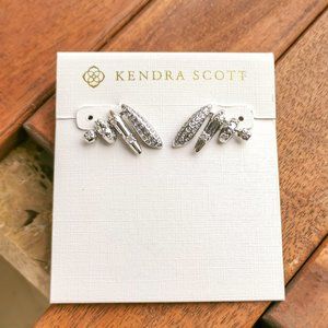 Kendra Scott Selena Ear Climber Earrings Silver